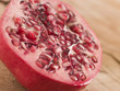 Halved Fresh Pomegranate