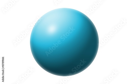 Illustration: Blaue Kugel Blaue Kugel