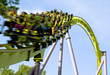 Roller Coaster's train in action