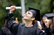 happy graduation student