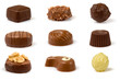 Swiss Pralines on White