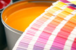 Printing press inks, cyan, magenta, yellow Printing press inks, cyan, magenta, yellow
