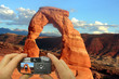 Photo montage Delicate Arch