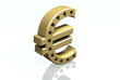 € - Symbol der europäischen Union in Messing