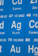 Close up of the silver symbol