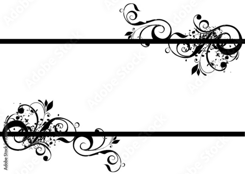 tiges floral noir tiges floral noir