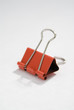 Red binder clip