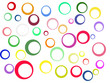 fond blanc couleurs