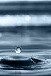 Foto: Water drop and water rings Water drop and water rings