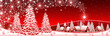 Red Winter Landscape