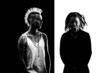 Man with Mohawk and Woman with Dreadlocks