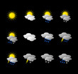 weather icons - vector weather icons - vector