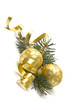 Golden Christmas decorations