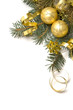Golden Christmas decorations