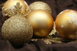 gold christmas decoration