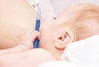 newborn baby breastfeeding