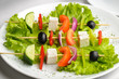 greek salad on sticks