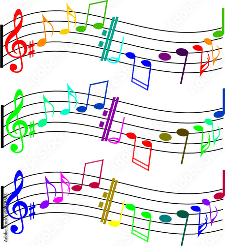 Vector: pauta musical. Vector pauta musical. Vector