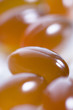 Omega 3 capsules, close-up