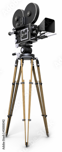 Old Fashoned Movie Camera