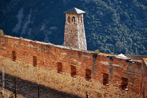 Briques rouges au Fort Libéria