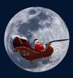 Full Moon Santa