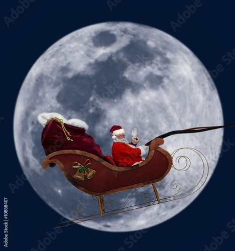 Photo: Full Moon Santa Full Moon Santa
