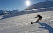Skieur piste