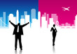 Business peoples - city vector pack Business peoples - city vector pack