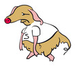 Illustration: innerer Schweinehund II innerer Schweinehund II
