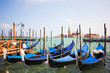 Venice - Italy, Gondolas near the San Marco