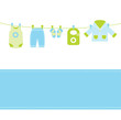 Baby arrival announcement card