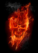Fire skull