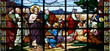 Stained glass in St.Sulpice cathedral (Brittany,France) Stained glass in St.Sulpice cathedral (Brittany,France)