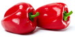 Red pepper isolated on white background Red pepper isolated on white background