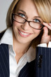 Woman Wearing Glasses