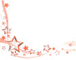 red stars with ribbon