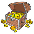 Open treasure chest Open treasure chest