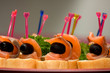 Catering - salmon with olive appetizer 3