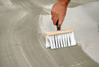 brush and adhesive