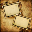 retro photoalbum with frames