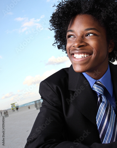 Photo: Handsome businessman smiling Handsome businessman smiling