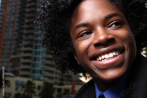 Photo: Handsome young man smiling Handsome young man smiling