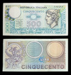 500 lire banconote