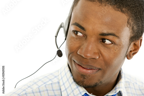 Photo: Customer service representative Customer service representative