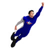 Blue Super Hero Blue Super Hero