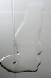 Liquid, oil shape on a metal surface