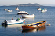 Boats against Princes Island - Istanbul