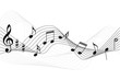 music notes background