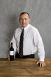 bartender with wine